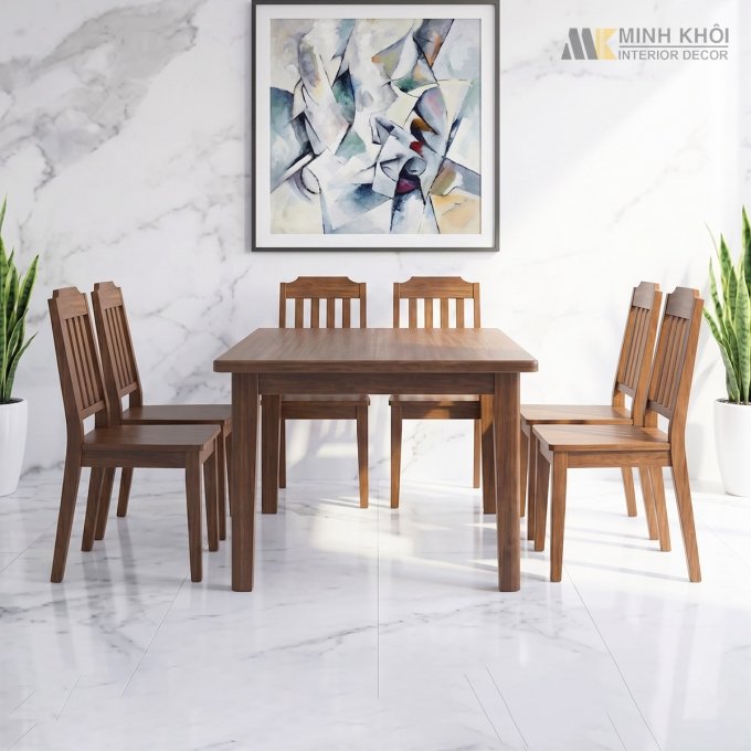 Bàn Ăn 6 Ghế Hiện Đại - BA1018