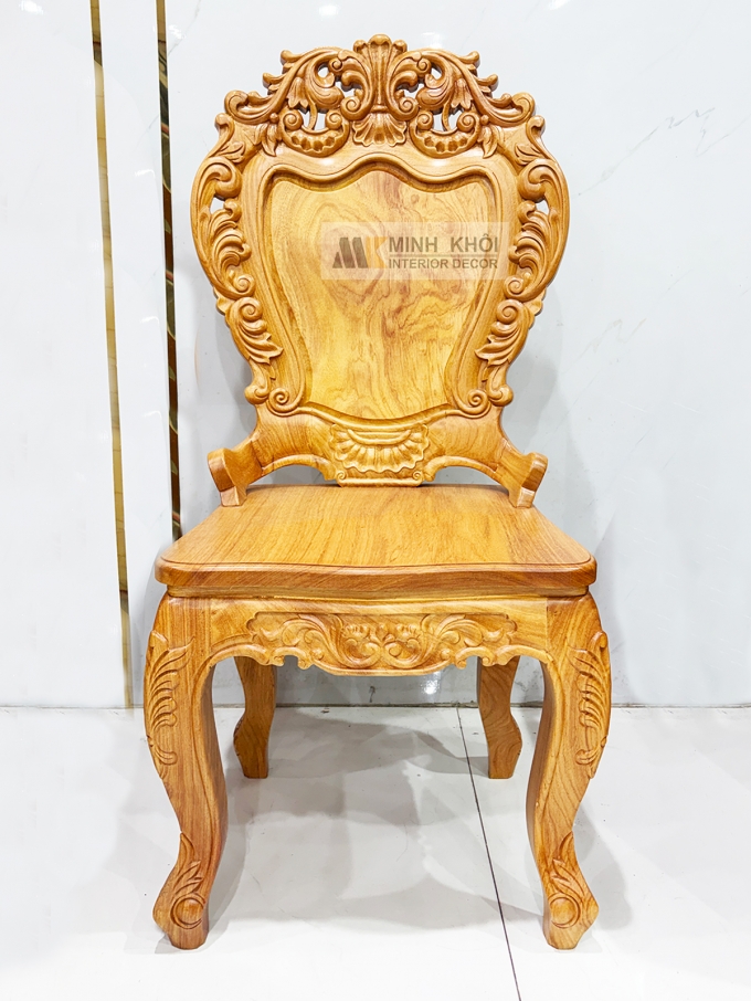 Bàn Ăn Gỗ Gõ Đỏ Hoàng Gia Louis Cao Cấp - BA937