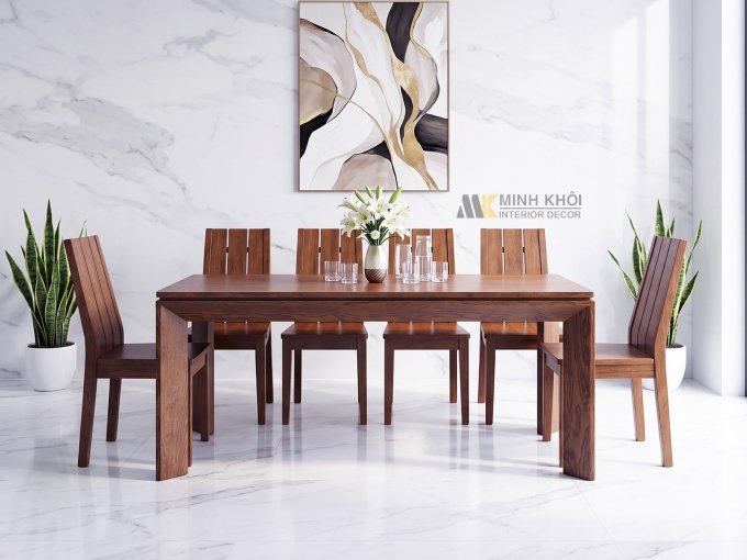 Bàn Ăn 6 Ghế Hiện Đại Sang Trọng – BA284