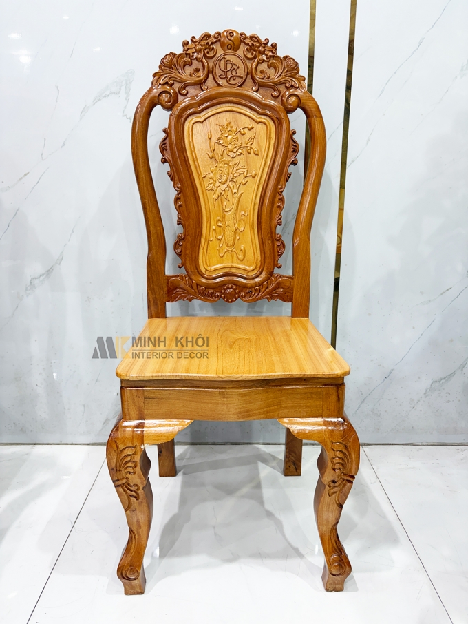 Bàn Ăn Hoàng Gia Gỗ Căm Xe Cao Cấp - BA968