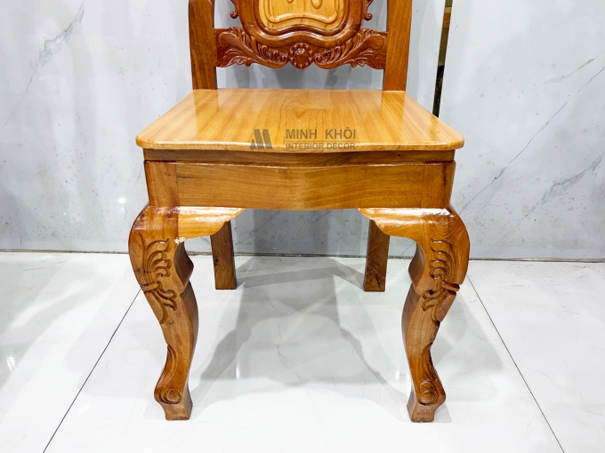 Bàn Ăn Hoàng Gia Gỗ Căm Xe Cao Cấp - BA968