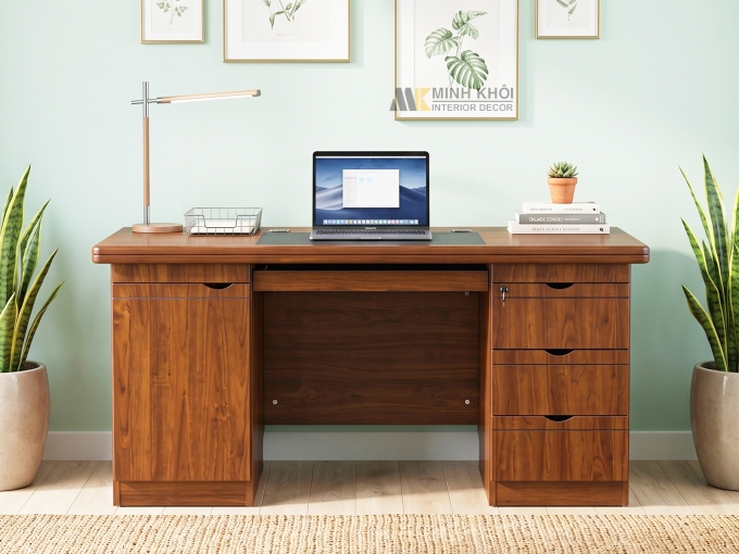 Bàn Để Làm Việc Trưởng Phòng MDF 1m4 BLV20201-14