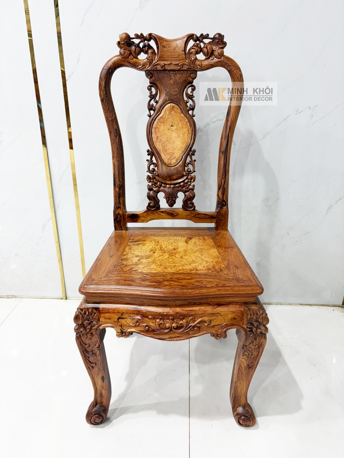Bàn Ghế Ăn Gỗ Cẩm Lai 8 Ghế Cao Cấp - BA916
