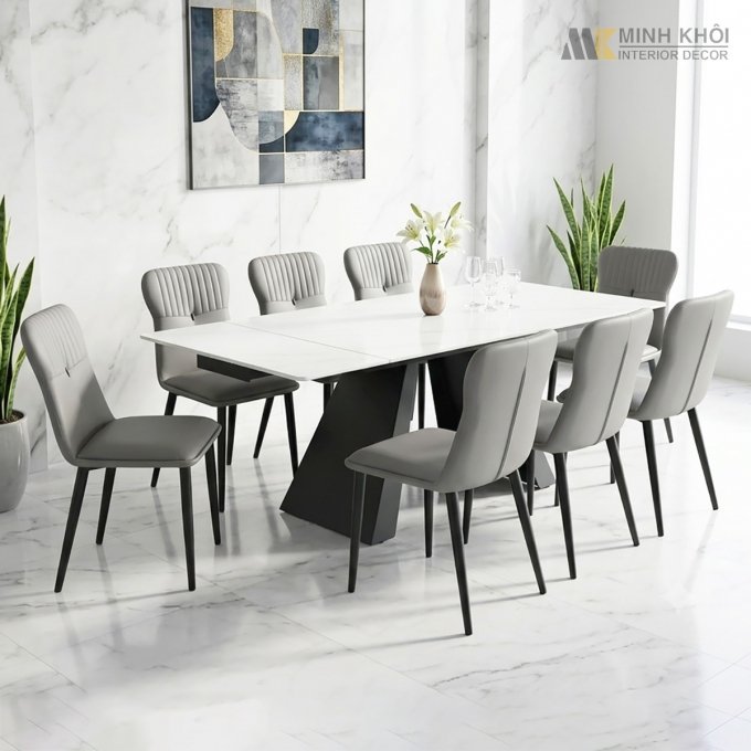Bàn Ghế Ăn Hiện Đại Thông Minh Nhập Khẩu - BAH16