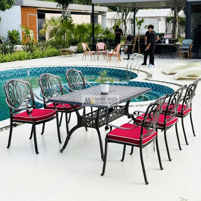 Bàn Ghế Ngoài Trời Thiết Kế Hiện Đại - BNT001