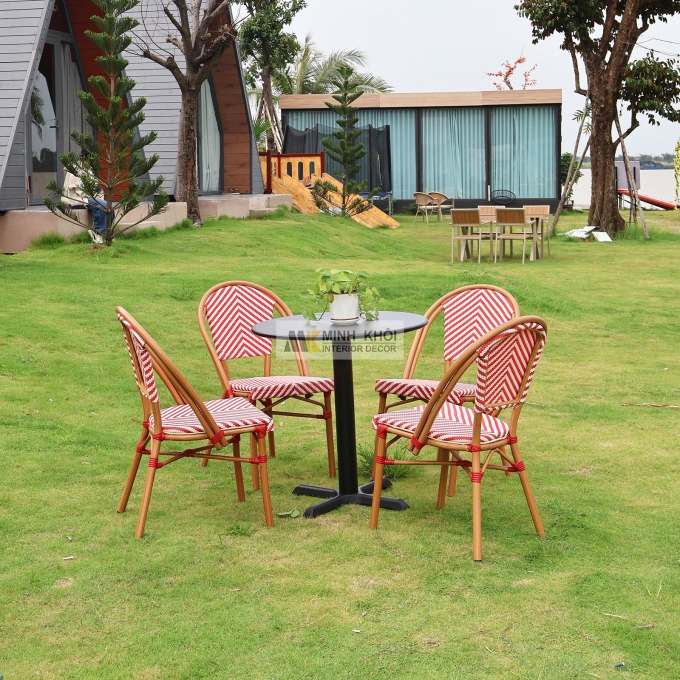Bàn Ghế Ngoài Trời Thiết Kế Hiện Đại - BNT018