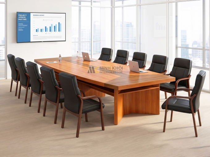 Bàn Họp Văn Phòng Gỗ MDF - BH005