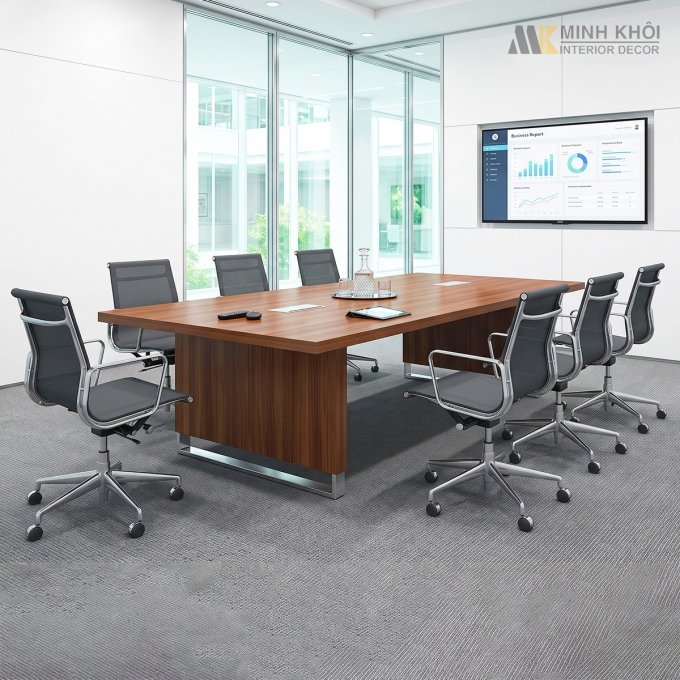 Bàn Họp Văn Phòng Gỗ MDF - BH022