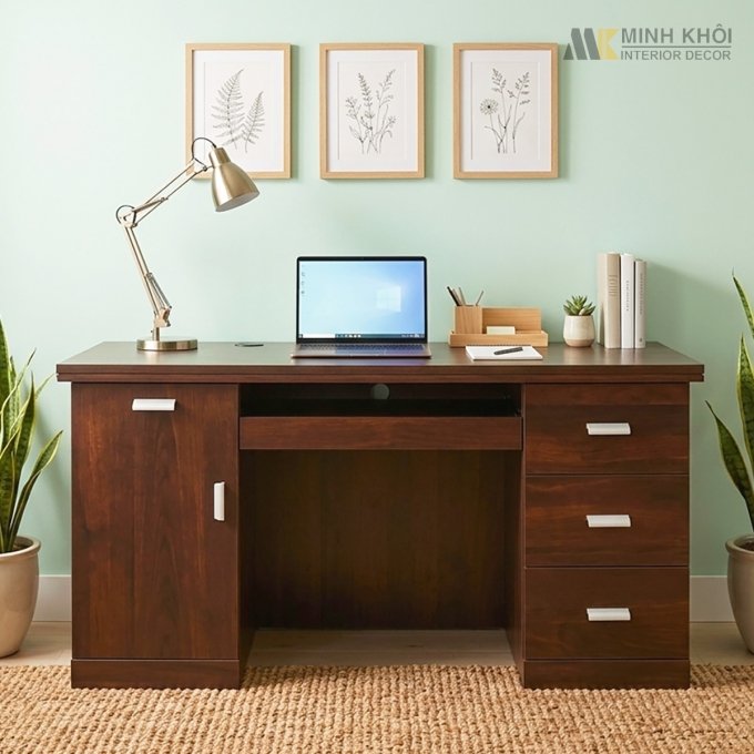 Bàn Làm Việc Cao Cấp MDF BLV20101-14