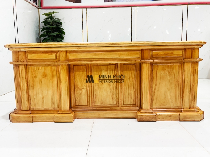 Bàn Làm Việc Gỗ Gõ Đỏ Cao Cấp – BLV997