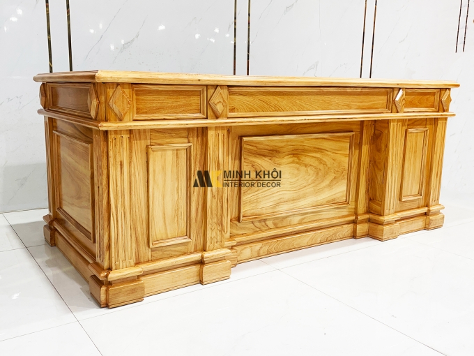 Bàn Làm Việc Gỗ Gõ Đỏ Kim Cương – BLV996