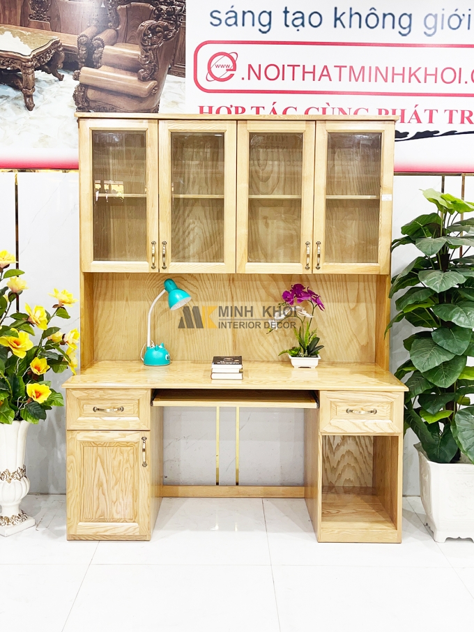 Bàn Làm Việc Gỗ Sồi Thông Minh Đa Năng – BLV800