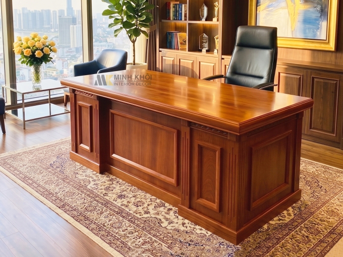 Bàn Làm Việc Hiện Đại 4 Ngăn Kéo - BLV909
