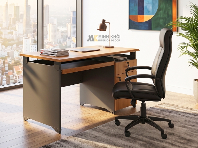 Bàn Nhân Viên Gỗ MDF - BNV001