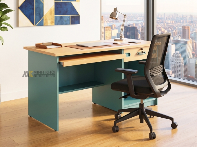Bàn Nhân Viên Gỗ MDF - BNV006