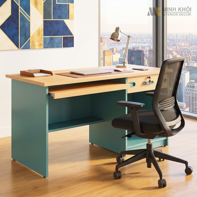 Bàn Nhân Viên Gỗ MDF - BNV006