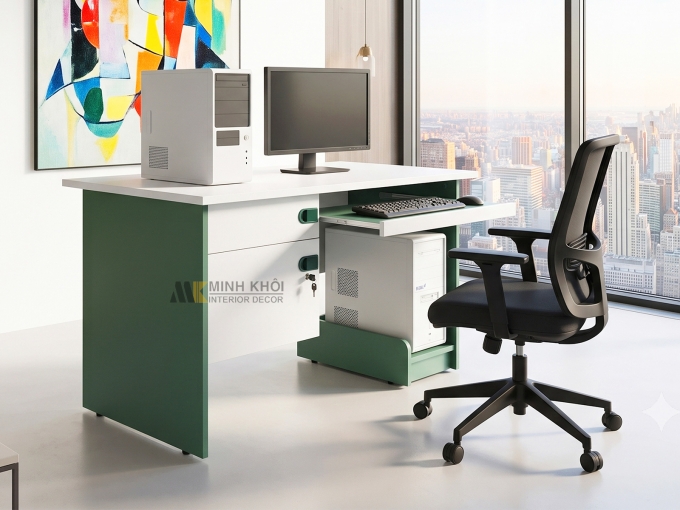 Bàn Nhân Viên Gỗ MDF - BNV007