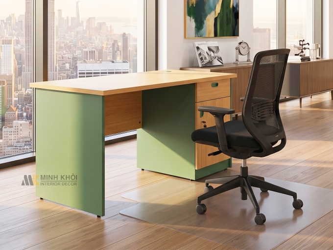 Bàn Nhân Viên Gỗ MDF - BNV009