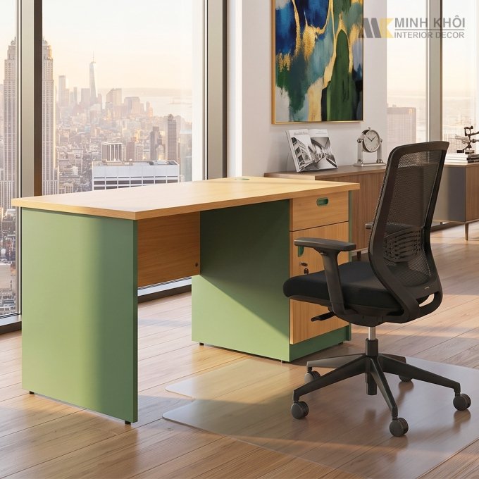 Bàn Nhân Viên Gỗ MDF - BNV009