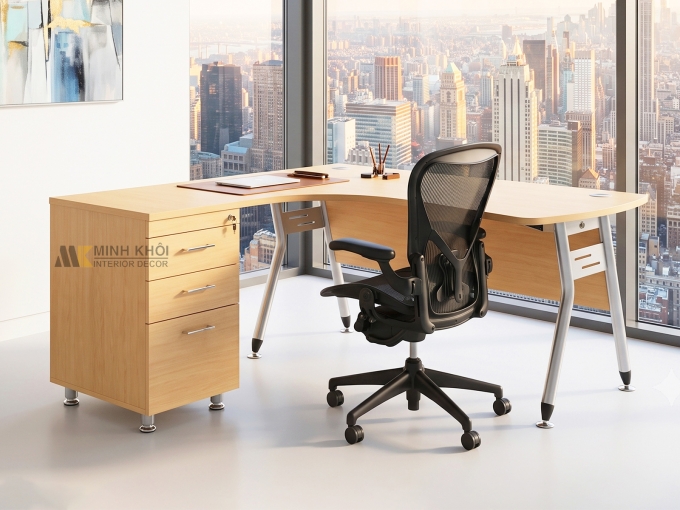 Bàn Nhân Viên Gỗ MDF - BNV014