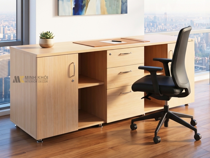 Bàn Nhân Viên Gỗ MDF - BNV016