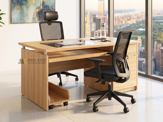 Bàn Nhân Viên Gỗ MDF - BNV017