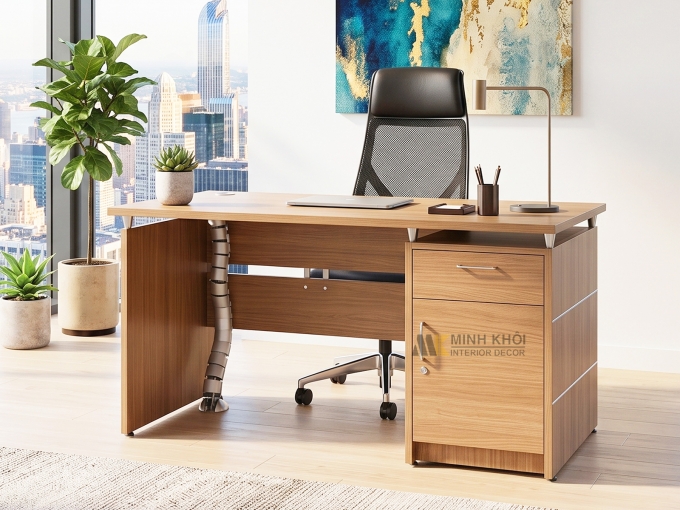 Bàn Nhân Viên Gỗ MDF - BNV018