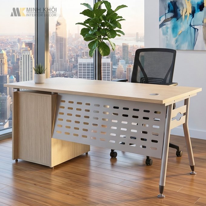 Bàn Nhân Viên Gỗ MDF - BNV019