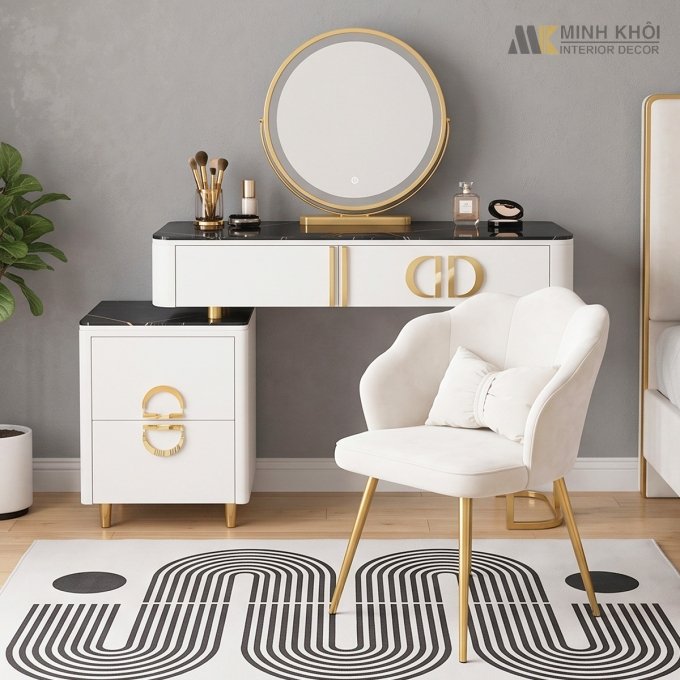 Bàn Phấn Phong Cách Hàn Quốc Hiện Đại - BTD302
