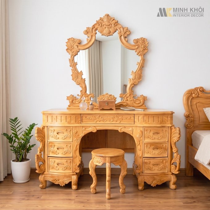 Bàn Phấn Tân Cổ Điển Hoàng Gia Cao Cấp - BTD280