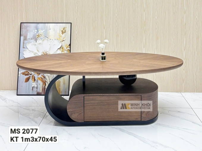 Bàn Trà Sofa Bàn Tròn Hiện Đại - BTS109