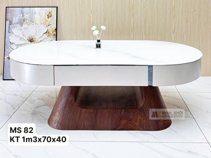 Bàn Trà Sofa Hiện Đại Trắng Sang Trọng - BTS103