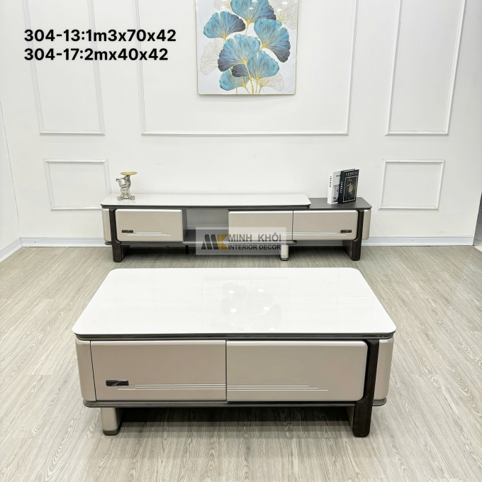 Bàn Trà Sofa Mặt Đá Thiết Kế Hiện Đại - BTS124