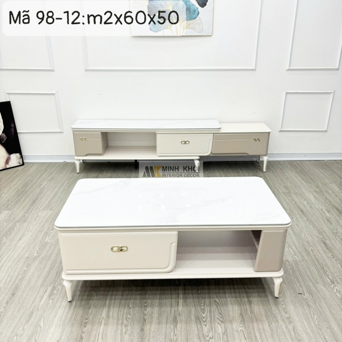 Bàn Trà Sofa Mặt Đá Thiết Kế Hiện Đại - BTS139