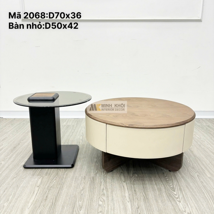 Bàn Trà Sofa Mặt Đá Thiết Kế Rời Hiện Đại - BTS122