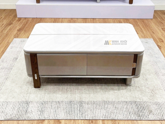 Bàn Trà Sofa Màu Trắng Hiện Đại - BTS106