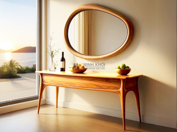 Bàn Trang Điểm Gỗ Sồi Hiện Đại - BTD492
