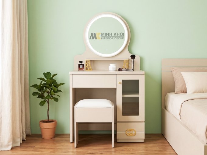 Bàn Trang Điểm Hiện Đại Có Đèn – BTD419