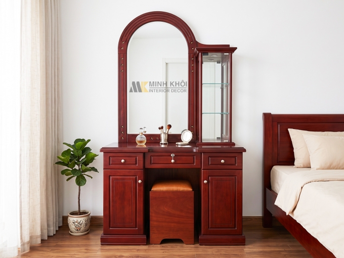 Bàn Trang Điểm MDF Nhập Khẩu 1m - BTD006