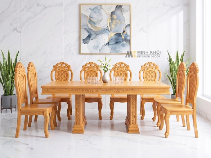 Bộ Bàn Ghế Ăn Hoàng Gia - BA111
