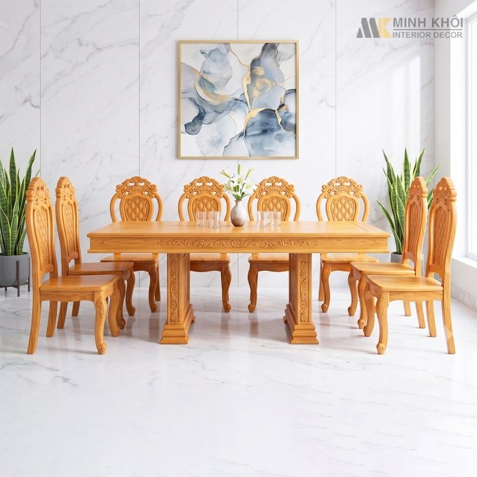 Bộ Bàn Ghế Ăn Hoàng Gia - BA111
