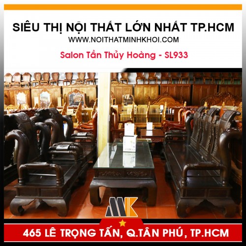 Bộ Bàn Ghế Tần Thủy Hoàng Gỗ Mun - SL933