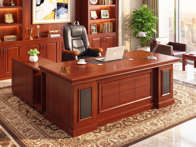 Bộ Bàn Làm Việc Giám Đốc Hiện Đại Đẹp - BGD905