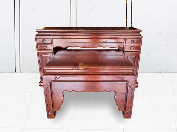 Bộ Bàn Thờ Gia Tiên Gỗ Cẩm Lai Cao Cấp – BT899