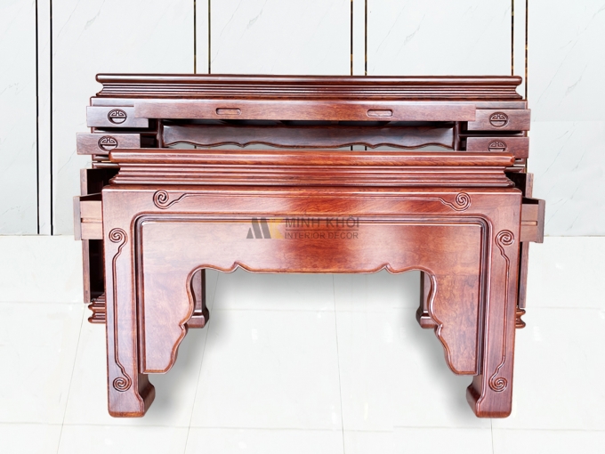 Bộ Bàn Thờ Gia Tiên Gỗ Cẩm Lai Cao Cấp – BT899