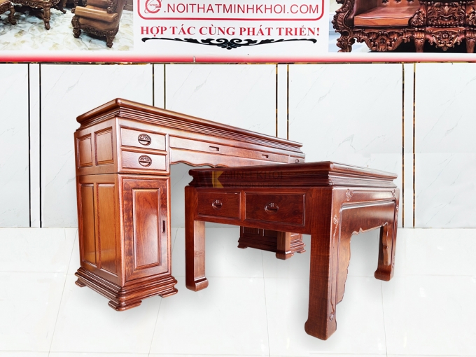 Bộ Bàn Thờ Gia Tiên Gỗ Cẩm Lai Cao Cấp – BT899