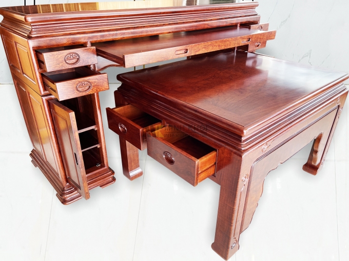 Bộ Bàn Thờ Gia Tiên Gỗ Cẩm Lai Cao Cấp – BT899