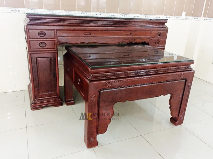 Bộ Bàn Thờ Gia Tiên Gỗ Cẩm Lai Cao Cấp – BT899