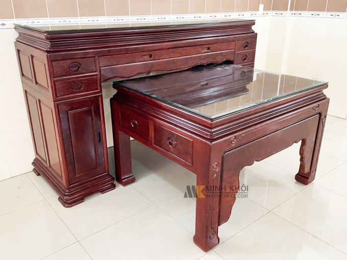 Bộ Bàn Thờ Gia Tiên Gỗ Cẩm Lai Cao Cấp – BT899