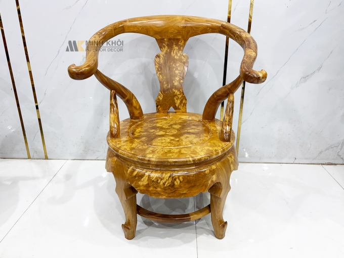 Bộ Salon Thúng Gỗ Nu Nghiến 7 Món Khung Tranh - SL897